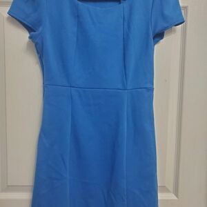 Elegant Blue Women's Dress